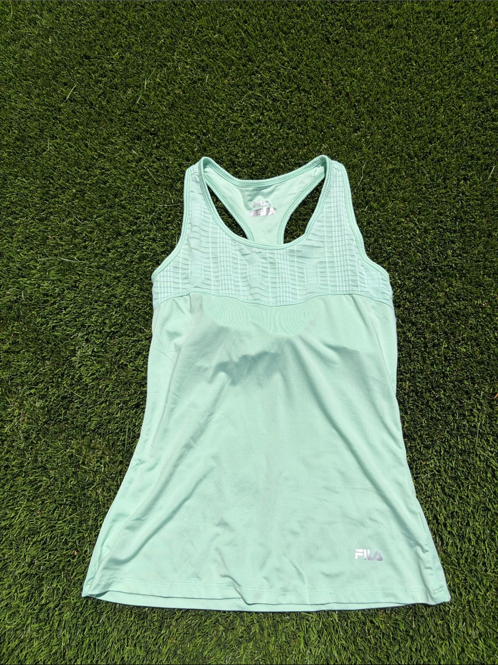 Fila Women's Mint Green Racerback Active Tank
